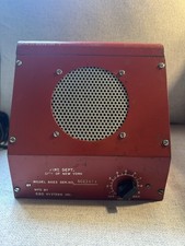 Vintage 1950/60 NYC New York City Fire Department NYFD Dept Red Station Speaker picture