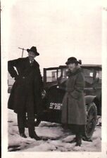 Vintage 1922 Photo Man & Woman Hudson Car with DEALER License Plates Washington  picture