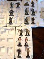 3 Sets Hawthorn Village Disney Pirates of the Caribbean Figurines w COA Plunder picture