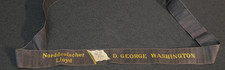 Original WW1 German Nordd Lloyd D George Washington Cap Tally Bremen Line picture