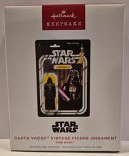 Hallmark Keepsake Ornament 2024 Star Wars Darth Vader Vintage Figure on Card NEW picture