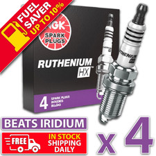4 x NGK Ruthenium HX Performance Upgrade For Your OEM Spark Plugs Beats Iridium picture