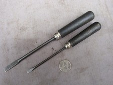 Vintage VW Porsche Early Tool Kit Wood Handle Slotted Flat Tip Screwdriver picture