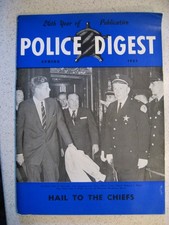 Vtg Police Digest Spring Issue 1963 Chicago, Illinois 26th Year of Publication picture