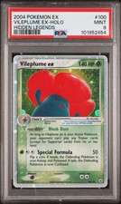 Pokémon Vileplume ex 100/101 EX Hidden Legends Holo PSA 9 English 2004 picture