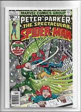 THE SPECTACULAR SPIDER-MAN #4 1977 VERY FINE+ 8.5 3160 VULTURE picture
