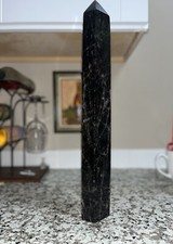Black Amethyst crystal tower 18 1/2 “ Tall picture