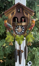 1970s Schmeckenbecker Musical Chalet Cuckoo Clock - SEE VIDEO - ALL ORIGINAL picture