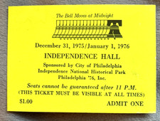 Rare Ticket American Bicentennial Liberty Bell Move 1976 America’s Birthday picture