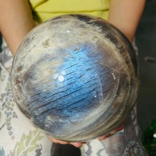 13.86LB Natural Crystal Moonstone Sphere Quartz  Healing Reiki picture