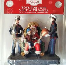 NEW Christmas Village Accessory Marines Toys For Tots Santa Holiday Time 2023 picture