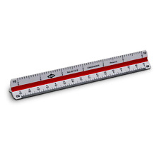 610E Metric Engineer Triangle Scale, Multipurpose Ruler for Drawing, Planning, a picture