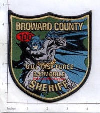 Florida - Broward County Sheriff DUI Task Force FL Police Dept Patch picture