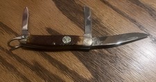 Vintage Camillus New York USA Boy Scout 3 Blade Folding knife picture