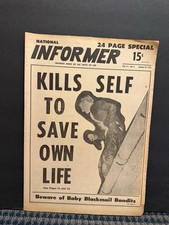 1967 Jan 22 National Informer Newspaper, Kills Self to Save Own Life  (VRN10K) picture