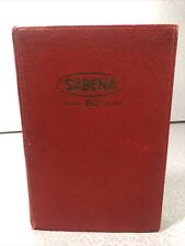 1950s Vintage Sabena Belgian World Airlines travel Book HC picture