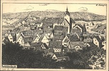 Waldenbuch artist card E. Schlipf picture