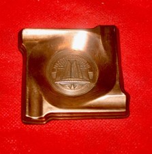 Century Of Progress World's Fair Ashtray Plymouth Chrysler Bldg -  picture
