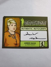 2014 Cryptozoic Archer Seasons 1-4 Autograph Card A2 Amber Nash as Pam Poovey picture