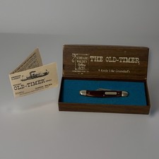 Schrade Old Timer 1080T 3 Blade Pocket Knife w/ Box Paperwork Made in USA Vtg picture