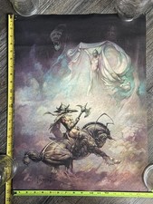 Frank Frazetta Vintage Poster The Apparition Conan The Barbarian 1974 17x23 picture