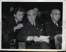 1945 Press Photo San Francisco Nelson Rockefeller, Sec of State Stettinius picture