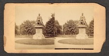b378, American Scenery Stereoview, # -, Seward Statue in Madison Square, 1880s picture