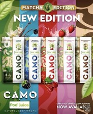 CAMO Self-Rolling Natural Leaf Wraps-  Blackberry Yuzu Matcha Flavor (Full Box) picture