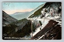 White Mountains NH-New Hampshire, Crawford Notch, Railroad Vintage Postcard picture