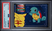Topsun 1997 Pokemon Topsun VS Squirtle #007 PSA 5 Graded Japanese Card picture