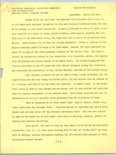1960 Democratic National Convention Los Angeles Hostess Press Release Biltmore picture