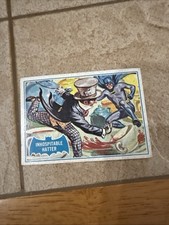 Vintage 1966 Topps Batman Blue Bat Trading Card #42B  picture