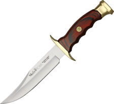 Muela Brown Cocobolo Wood Handle Stainless Fixed Knife w/ Belt Sheath CIBW16 picture