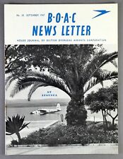 BOAC NEWS LETTER STAFF MAGAZINE SEPTEMBER 1947 B.O.A.C. FLYING BOATS  picture