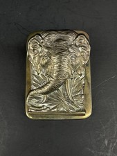Antique  C. J. O. Judd Heavy #5267 Cast Iron Elephant Desk/Wall Clip Holder picture
