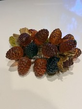 Vintage Lucite Raspberry Cluster: Mid Century Modern Berry Decor picture