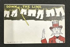 Vintage 1905 E.B.&E ‘Down The Line’ Postcard Unposted With UnDivided Back picture