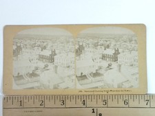 Nantucket Massachusetts Stereoview Looking North West 1870s Curved Mount picture