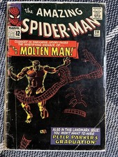 Amazing Spider-Man #28 1st Molten Man 1965 Peter Parker Graduates Stan Lee Ditko picture