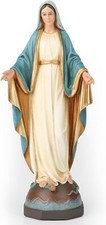 BC Catholic Our Lady of Grace Statue. Holy Mother Virgin Mary Figure. Religio... picture