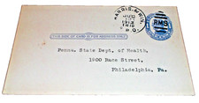 1913 PRR PENNSYLVANIA RAILROAD TRAIN #10 HARRISBURG & WINCHESTER RPO POST CARD picture