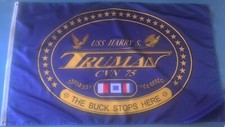 USN US NAVY CVN-75 USS Harry S.Truman 3x5 ft Single-Sided Flag Banner picture