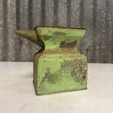 Macfarlane Lang Anvil Biscuit Early 1900’s Antique Tin Blacksmith Kitchen RARE picture