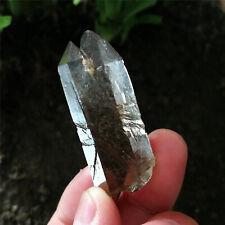 23g 48mm Amazing Natural Quartz Rare Mystical Cutted & Marked By Nature Forces picture