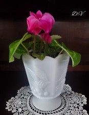 Vintage Milk Glass, NAPCO Pedestal Vase/Planter or Urn picture