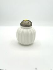 VICTORIAN MILK GLASS RIBBED SHAKER picture