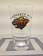 Bud Light Minnesota Wild Beer Glass NHL picture