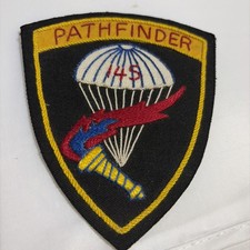 STUNNING hand sewn 145TH pathfinder Vietnam blazer unit patch Awesome  picture