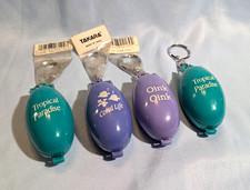 Takara Vintage 1993 Tropical Oink Oink Coastal Keychains Lot of 4. Not Working picture