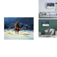 Trademark Fine Art Jack Sorenson 'Bringing Christmas Home' Canvas Art picture